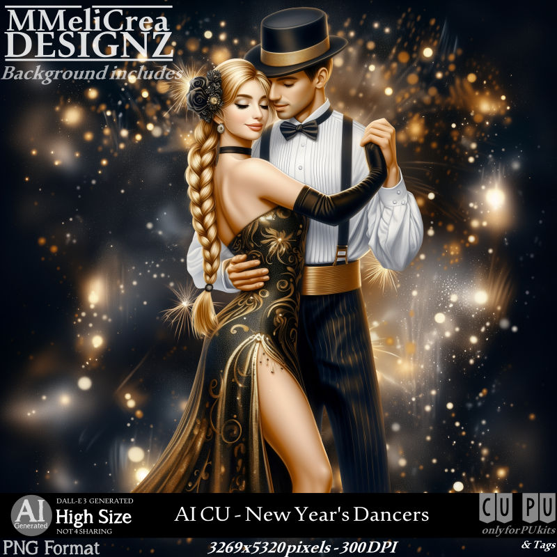 (image for) AI - CU New Year's Dancers (CU4PU / PNG)